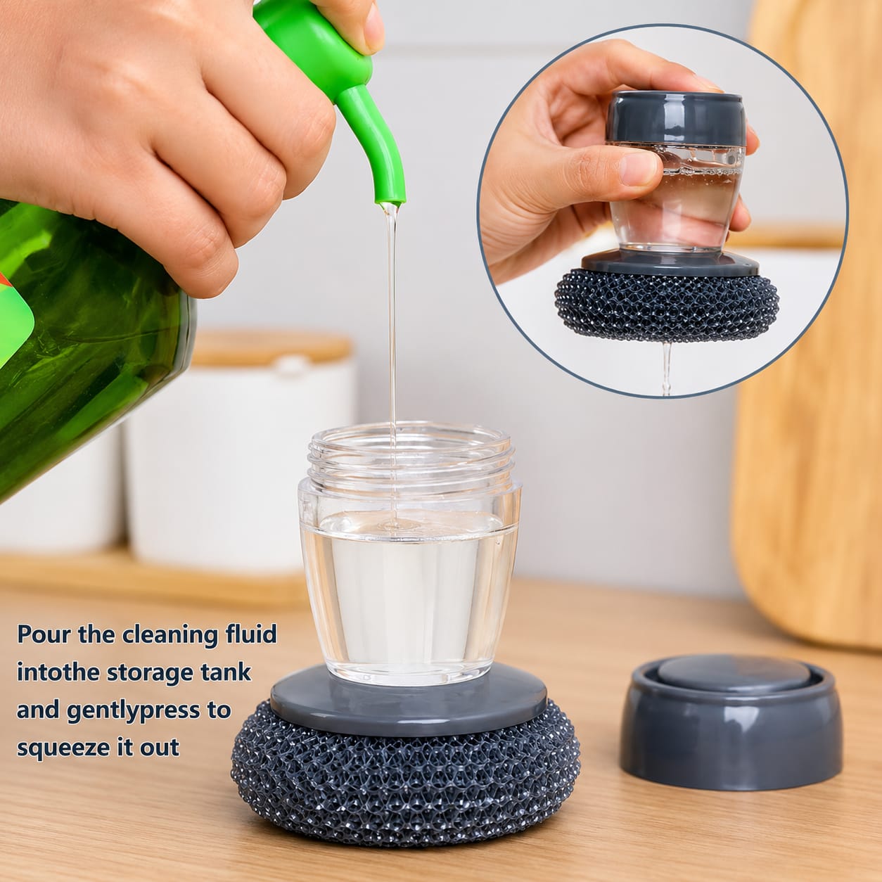 Soap Dispensing Dish Brush