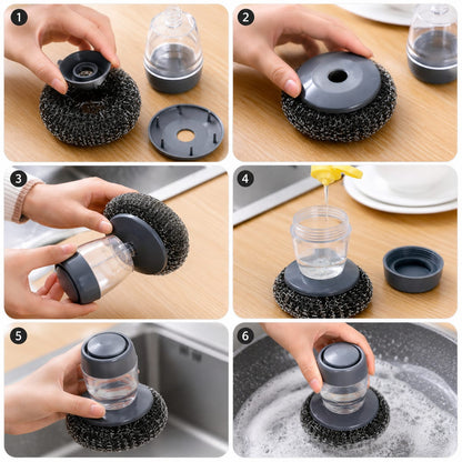 Soap Dispensing Dish Brush