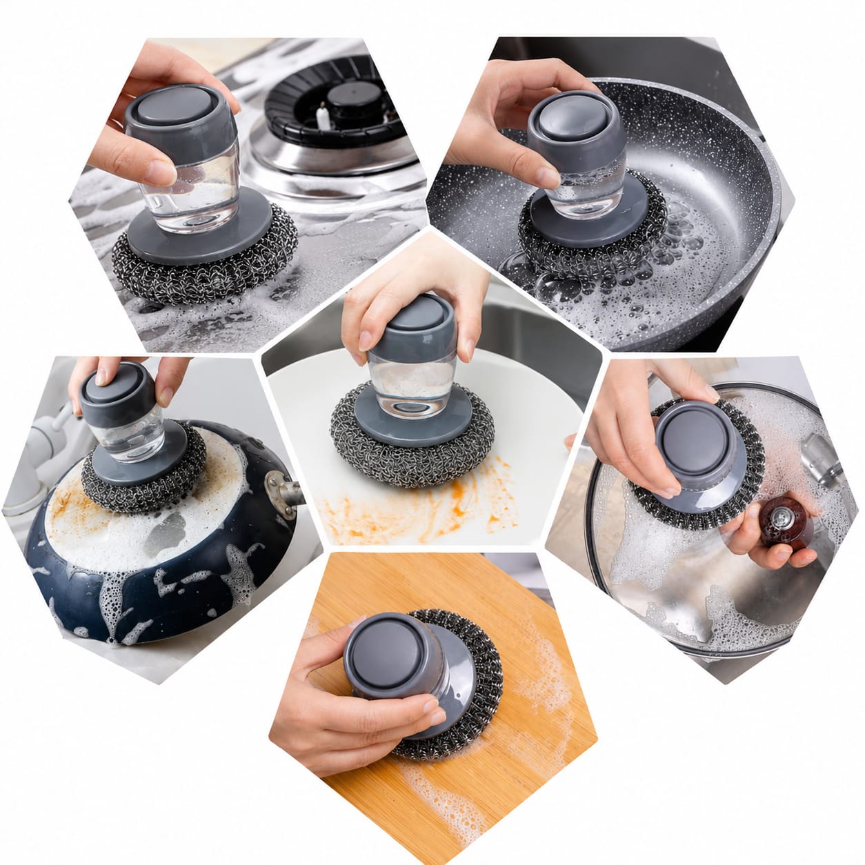 Soap Dispensing Dish Brush