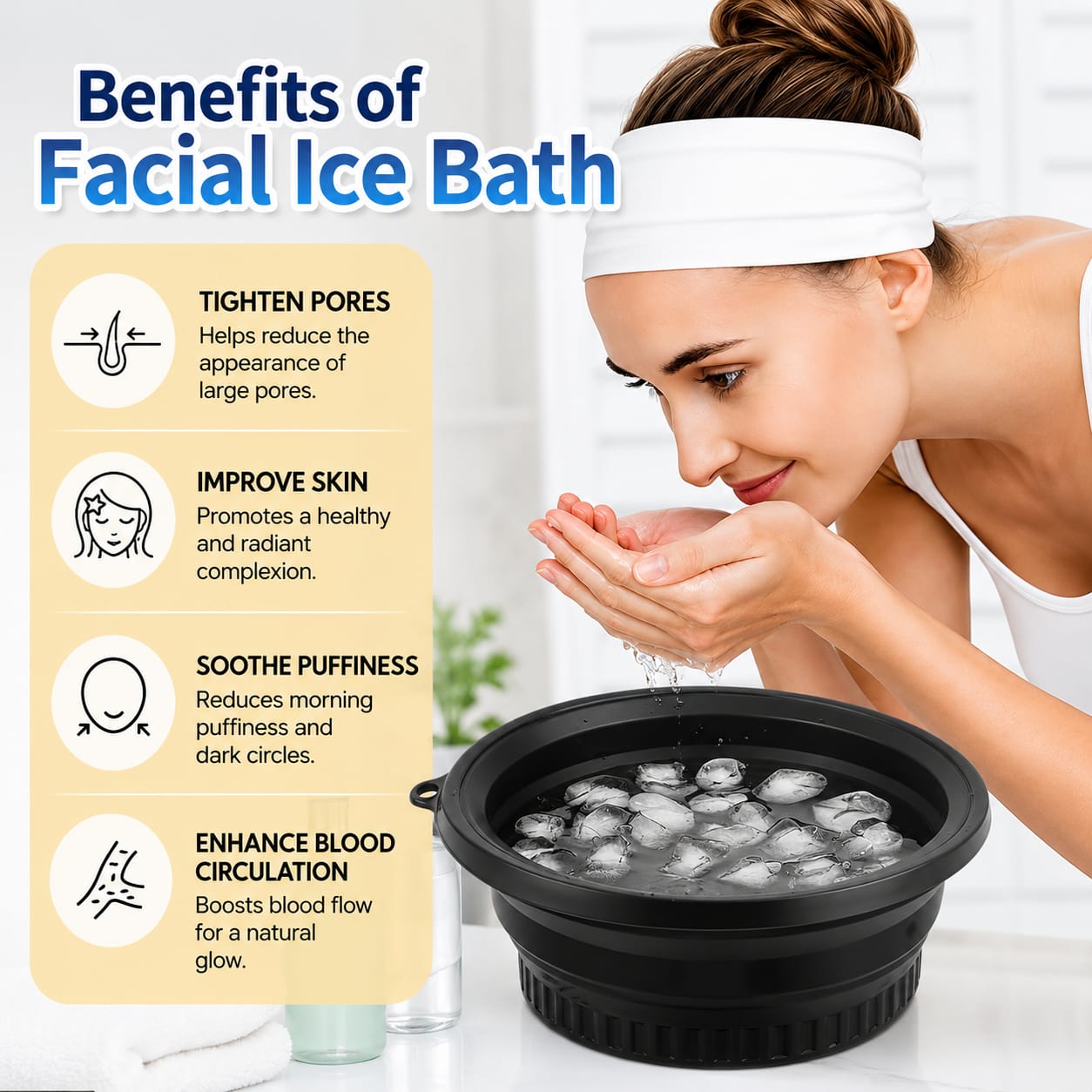GlowFreeze Facial Ice Bath Bowl – Get Spa-Like Glowing Skin at Home