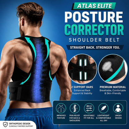 Premium Posture Corrector Belt Relieve Back Pain & Improve Posture