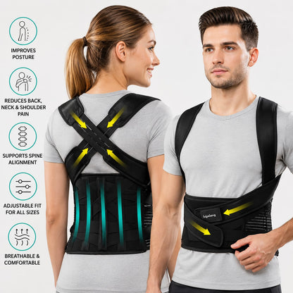 Premium Posture Corrector Belt Relieve Back Pain & Improve Posture